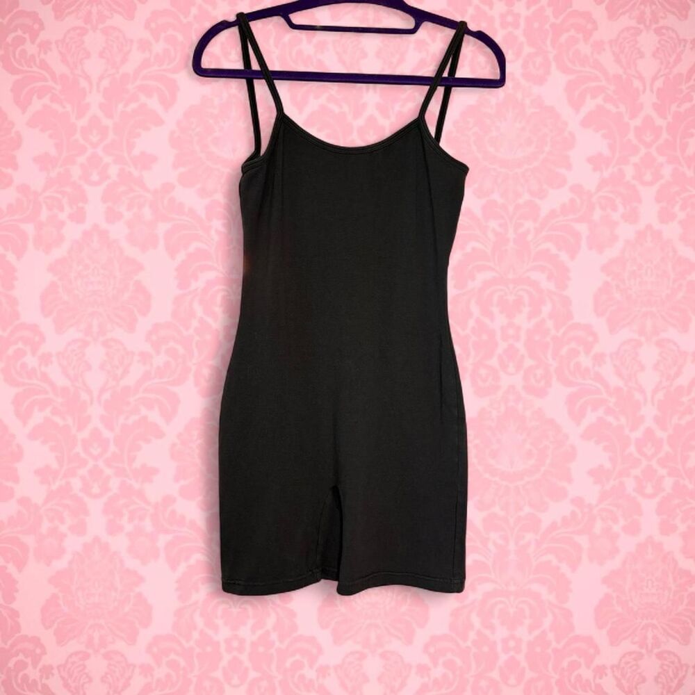 American-apparel Women's Grey and Khaki Playsuit-romper